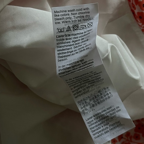 JCREW DRESS size 12 burnt orange and high - Picture 3 of 5